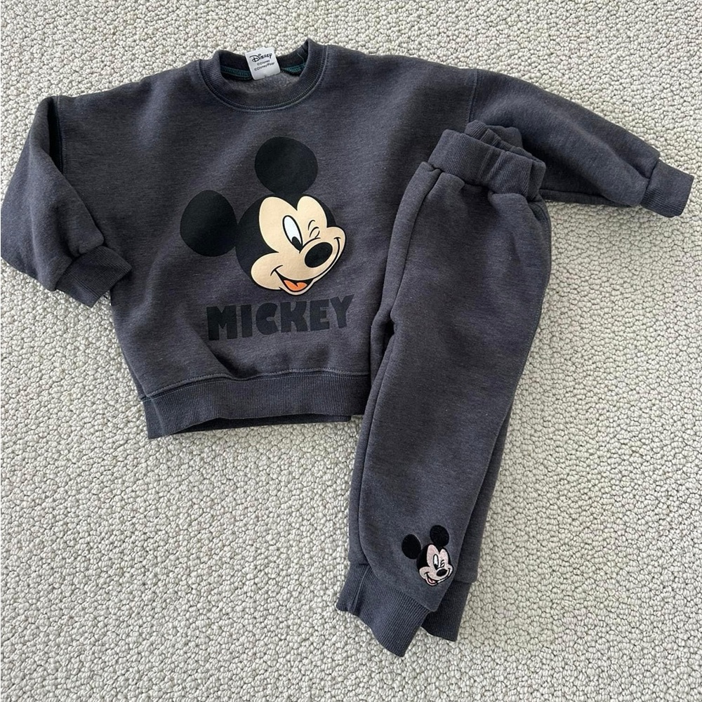 Disney Mickey Grey Sweatsuit